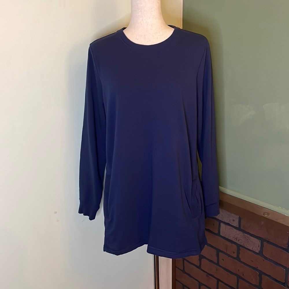 M Denim & Co. Active Crew Tunic FF33 6130